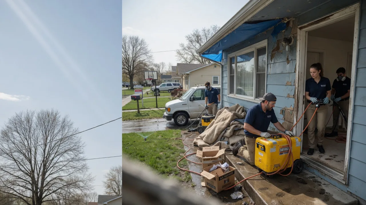Basement Flood Cleanup in Harris, MO near me